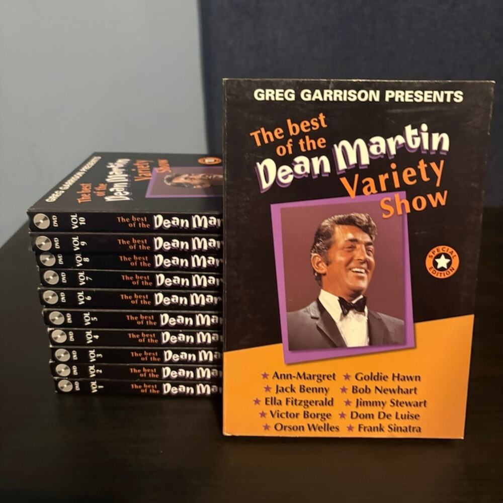 11 DVD Set - The Best of the Dean Martin Variety Show Volumes 1-10 + Bonus